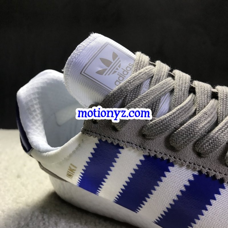 Real Boost Adidas Iniki Runner Boost White Blue